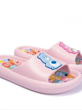 Care Bear Comfort Slide Sandals- Pink